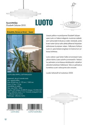 Fosto Luoto floor -lattiavalaisin